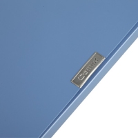 齐心(Comix) A1242 粘扣档案盒 文件盒 资料盒 A4 22mm 1寸 蓝色