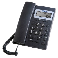 步步高(BBK) HCD007(6082)TSD 有绳电话机 座机 经典造型 家用办公 来电显示 磨砂材质