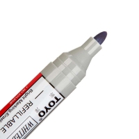 东洋(TOYO) WB520 记号笔 水性笔 易擦可加墨可换胆白板笔 黑色
