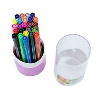 真彩·乐美(TrueColor) 2600-24 酷吖水彩笔 儿童学生画画笔 细水彩笔 可水洗 24色