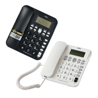 得力(deli) DL788 电话机 座机电话 来电显示（黑色/白色）