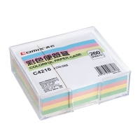 齐心(Comix) C4216 彩色便签盒 (配纸107x96mm)