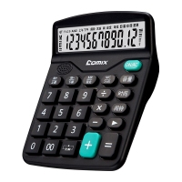 齐心(Comix) C-9680 语音计算器 12位 黑色
