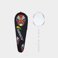 康驰(KangChi) KC2521脸谱全碳一体羽毛球拍单支带线