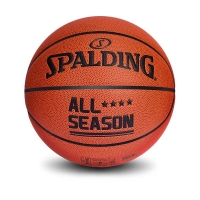 斯伯丁(Spalding) 77-157Y 水泥地耐磨室内室外通用比赛训练用PU篮球(决战全赛季) 7号