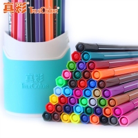 真彩·乐美(TrueColor) 2600-48 酷吖水彩笔 儿童学生画画笔 细水彩笔 可水洗 48色